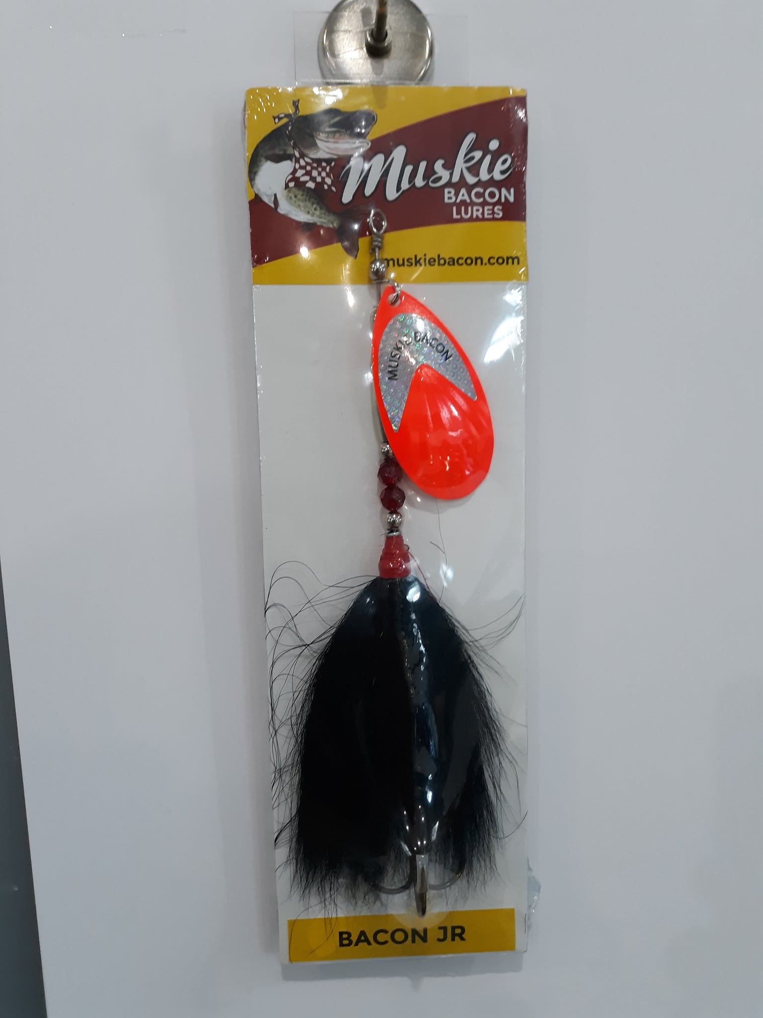 bacon fishing lure Bacon Jr. bucktail – Muskie Bacon Lures